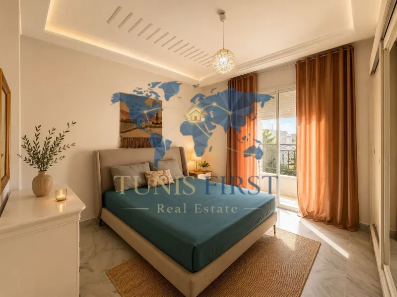 A Louer Appartement S+3 Meublé à La Marsa — Marsa ville