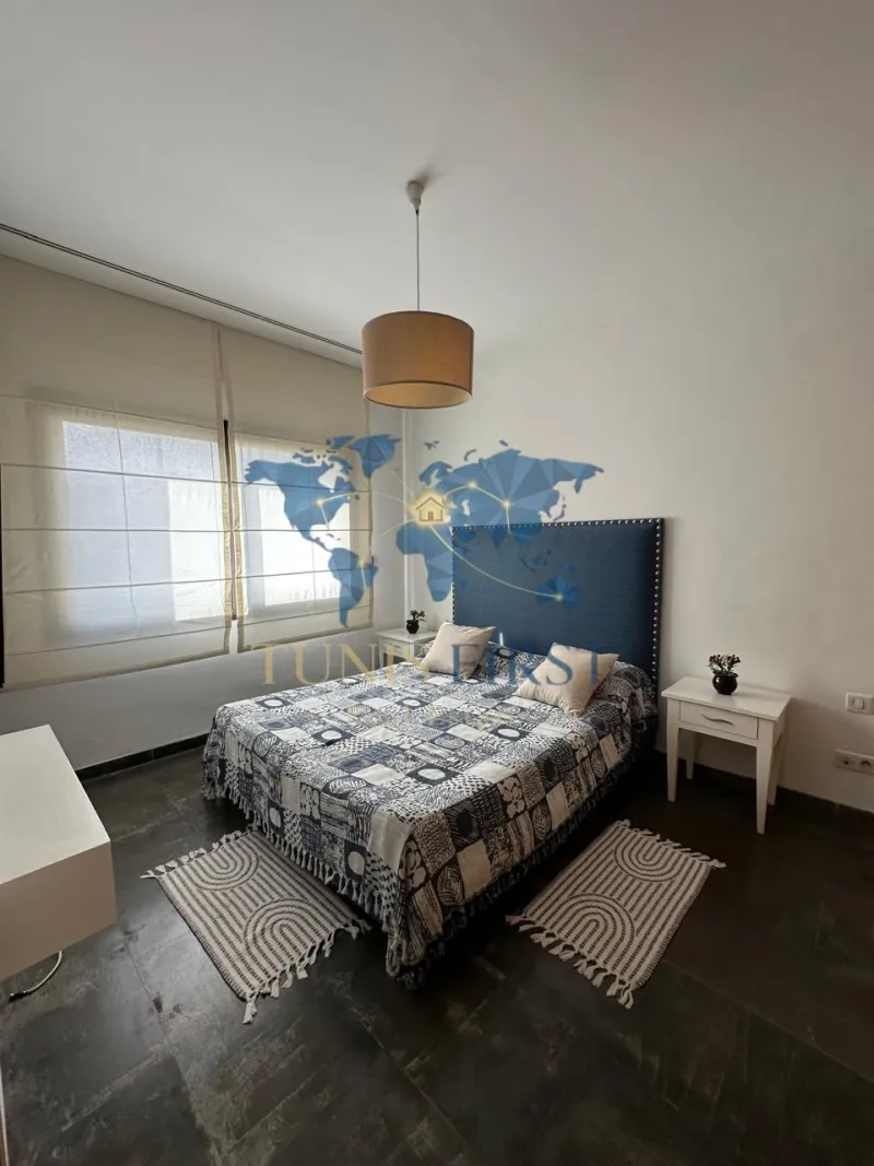 A louer Appartement S+2 Meublé à Sidi Daoued — Sidi Daoud
