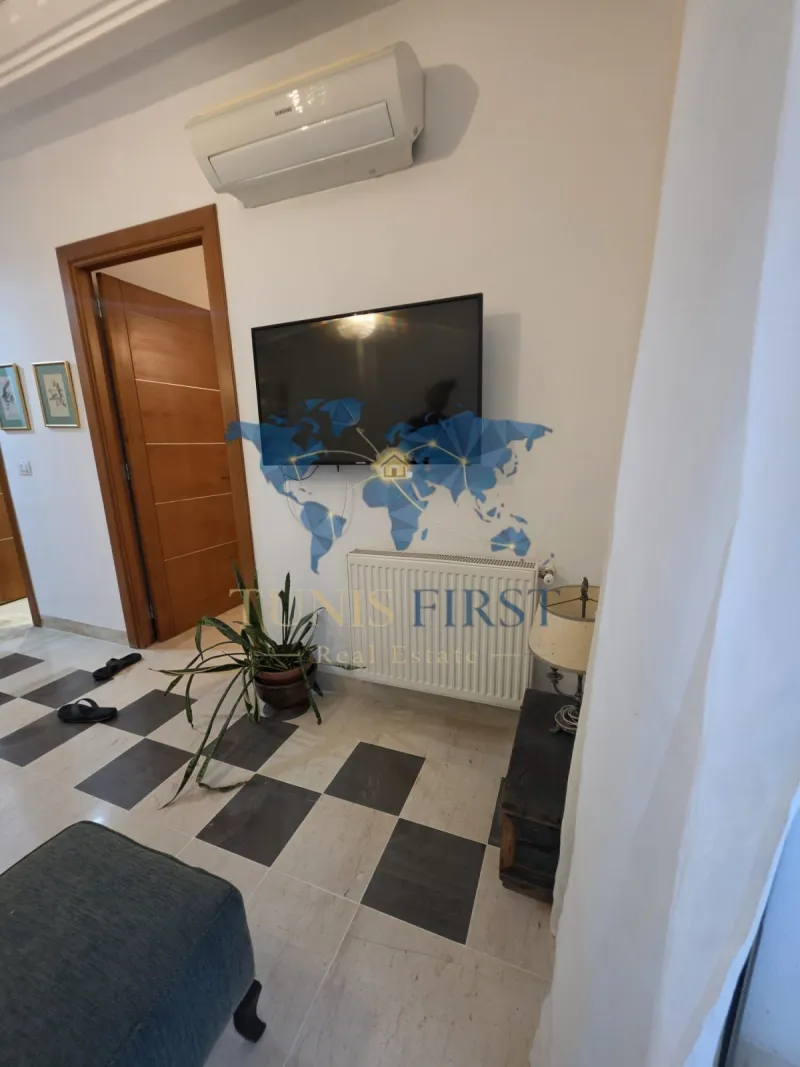 A louer Appartement S+1 Meublé aux  Jardins de Carthage — La Marsa