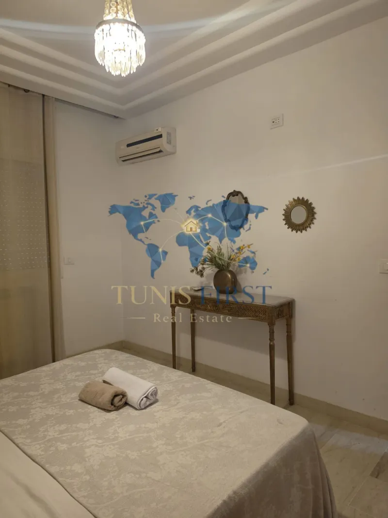 A louer Appartement S+1 Meublé aux  Jardins de Carthage — La Marsa