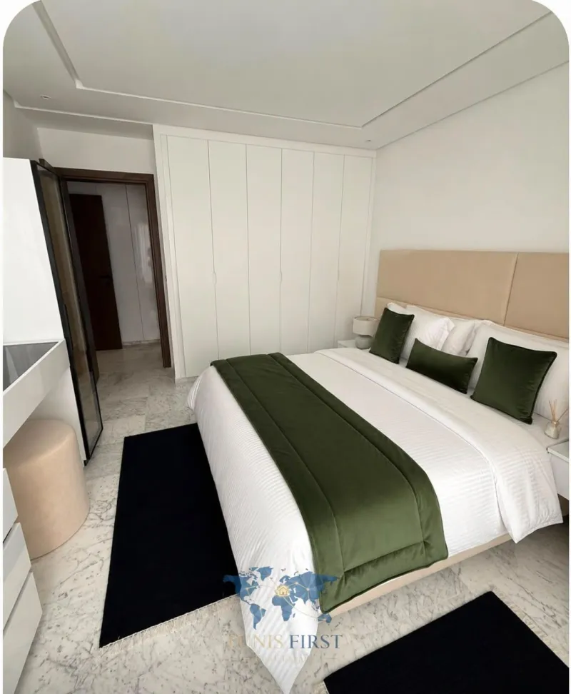 A louer Appartement S+1 Meublé aux  Jardins de Carthage — La Marsa