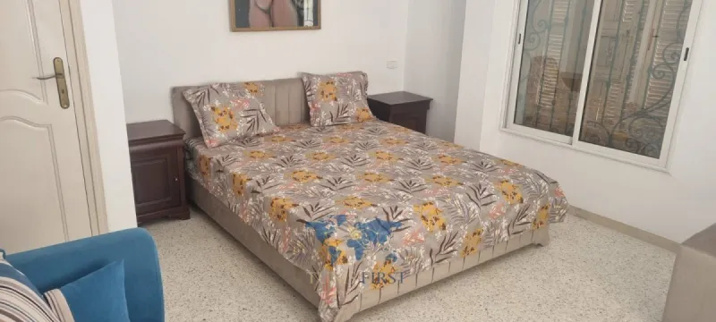 A Louer Appartement S+2 Meublé à Marsa Sidi Abd Laziz — Sidi abdelaziz