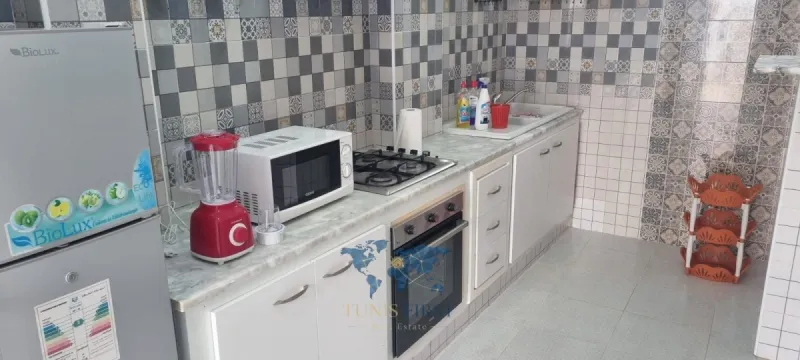 A Louer Appartement S+2 Meublé à Marsa Sidi Abd Laziz — Sidi abdelaziz