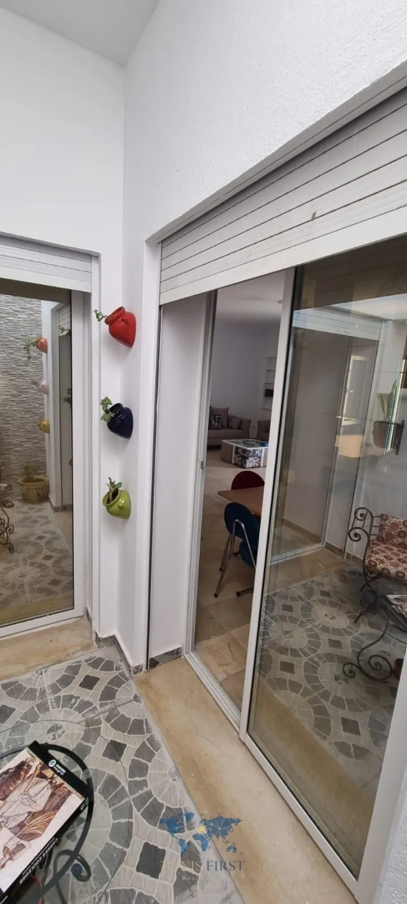 A Louer Appartement S+2 Meublé à Marsa Sidi Abd Laziz — Sidi abdelaziz