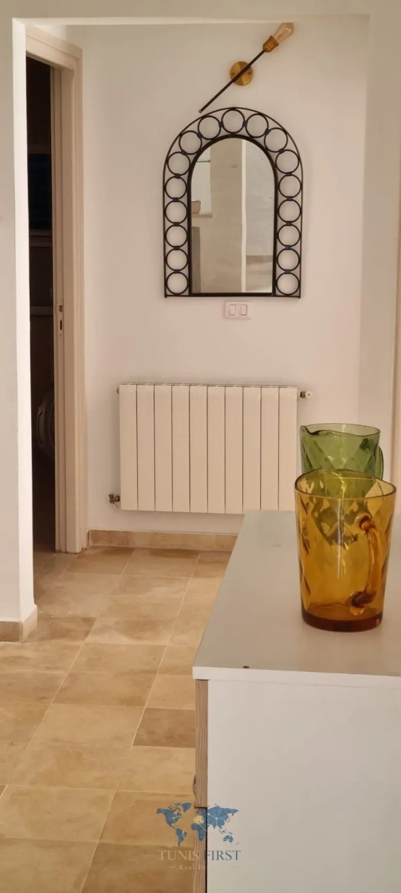 A Louer Appartement S+2 Meublé à Marsa Sidi Abd Laziz — Sidi abdelaziz