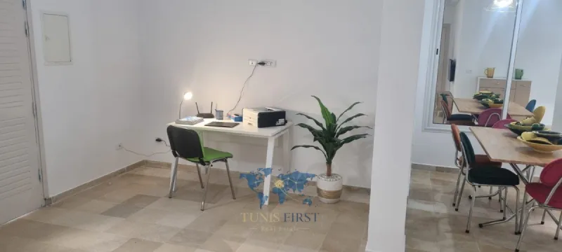 A Louer Appartement S+2 Meublé à Marsa Sidi Abd Laziz — Sidi abdelaziz