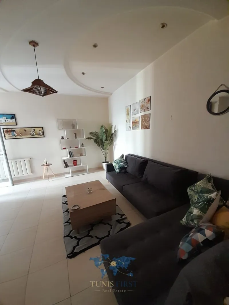 A Louer Appartement S+2 Meublé à EL Manzah 7 — El Menzah 7