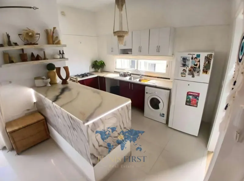 A louer Appartement S+1 Meublé à La Marsa Ennasim — Marsa Ennassim
