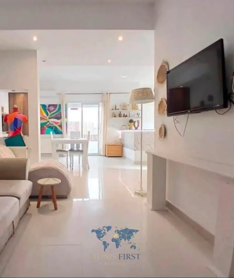 A louer Appartement S+1 Meublé à La Marsa Ennasim — Marsa Ennassim