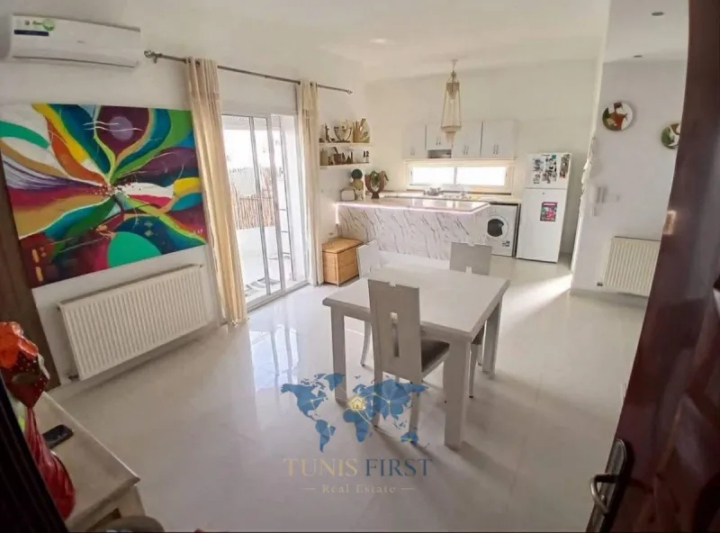 A louer Appartement S+1 Meublé à La Marsa Ennasim — Marsa Ennassim