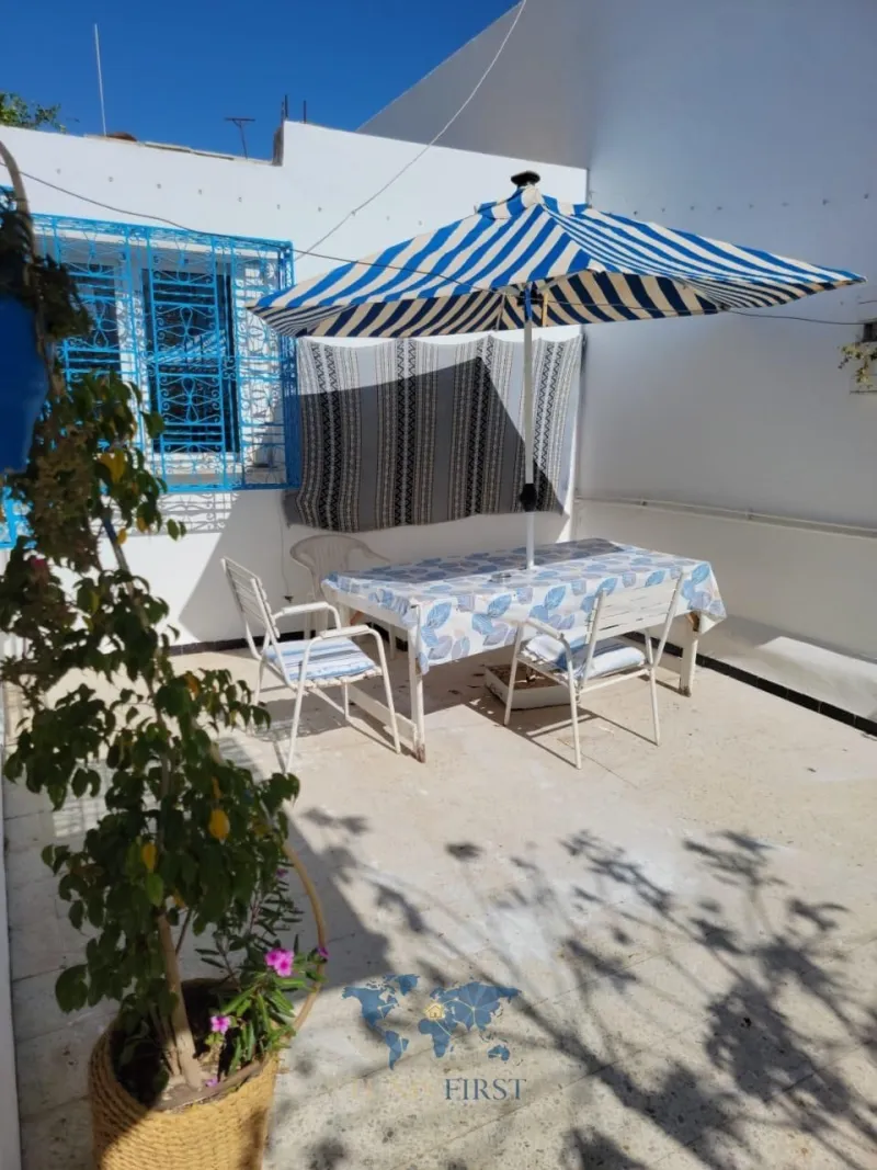 À louer Maisonnette S+2 meublée à La Marsa Ennassim — Marsa Ennassim