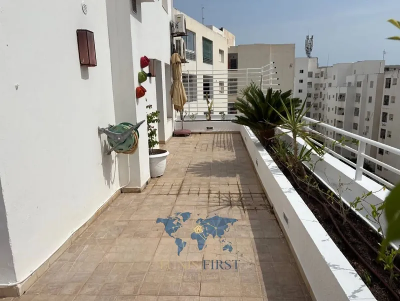 A Louer Appartement en Duplex Meublé à Ain Zaghouan Nord — Ain Zaghouan Nord