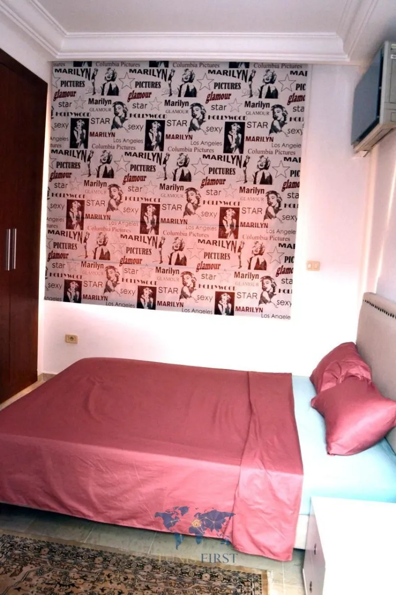 A louer Appartement S+3 meublé pour courte durée à La Marsa Sidi Abdlaziz — Sidi abdelaziz