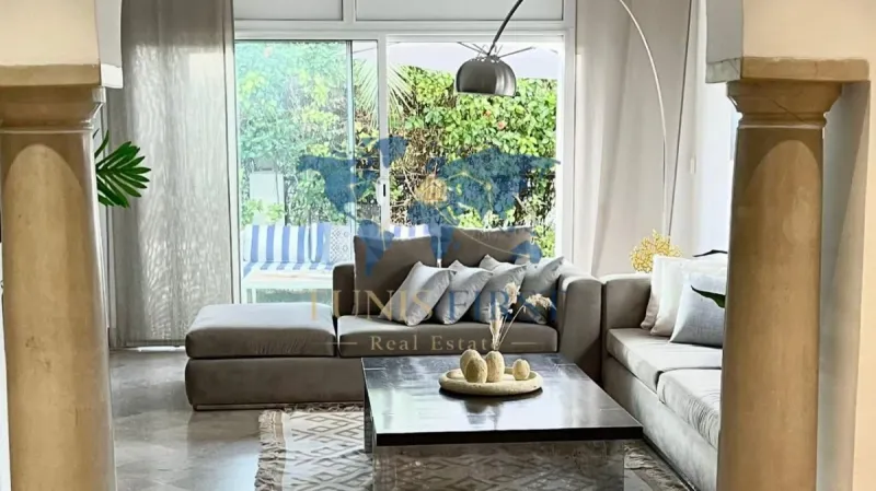 A louer Appartement S+2 avec jardin à La Marsa — Marsa Ennassim