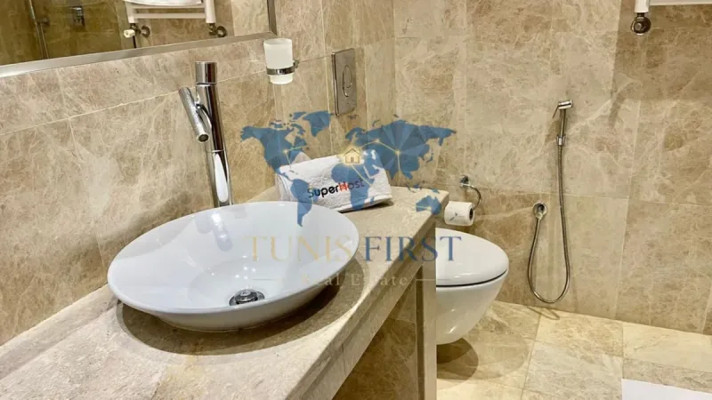 A louer Appartement S+2 avec jardin à La Marsa — Marsa Ennassim