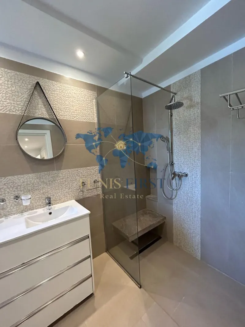 For Rent: Furnished S+2 Duplex with Garden in Carthage — Carthage