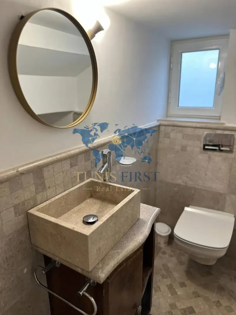 A louer un duplex S+2 meublé avec jardin à Carthage — Carthage