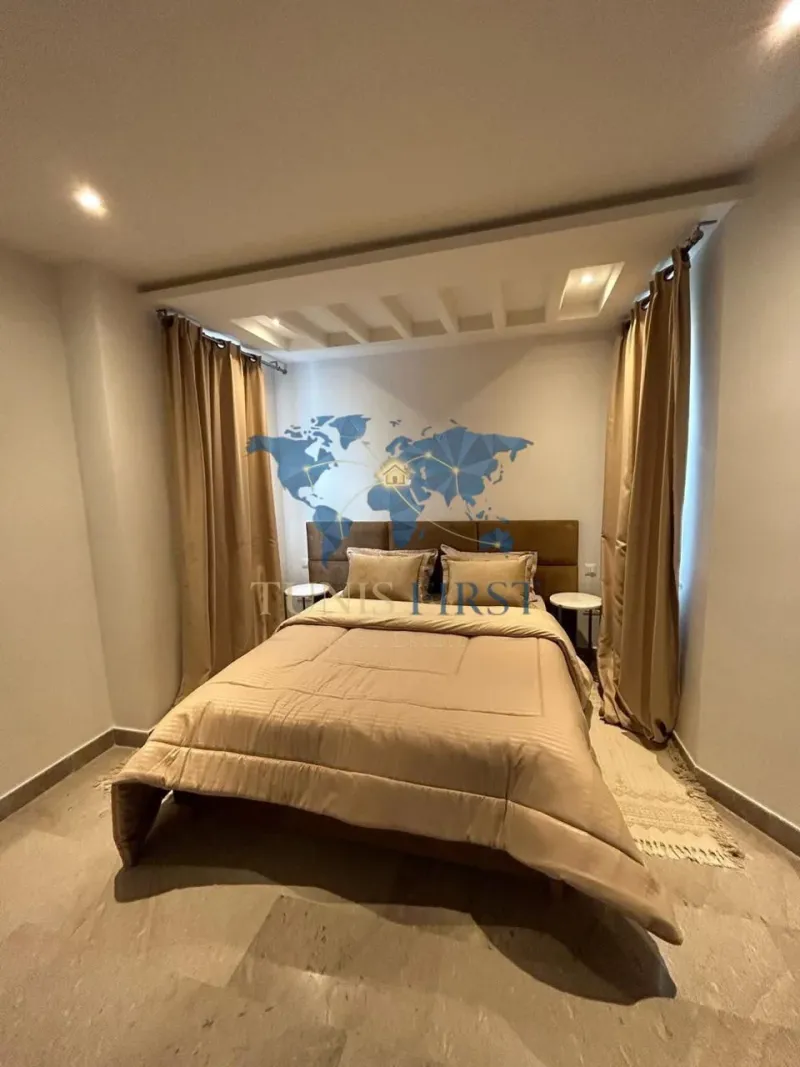 A louer un duplex S+2 meublé avec jardin à Carthage — Carthage