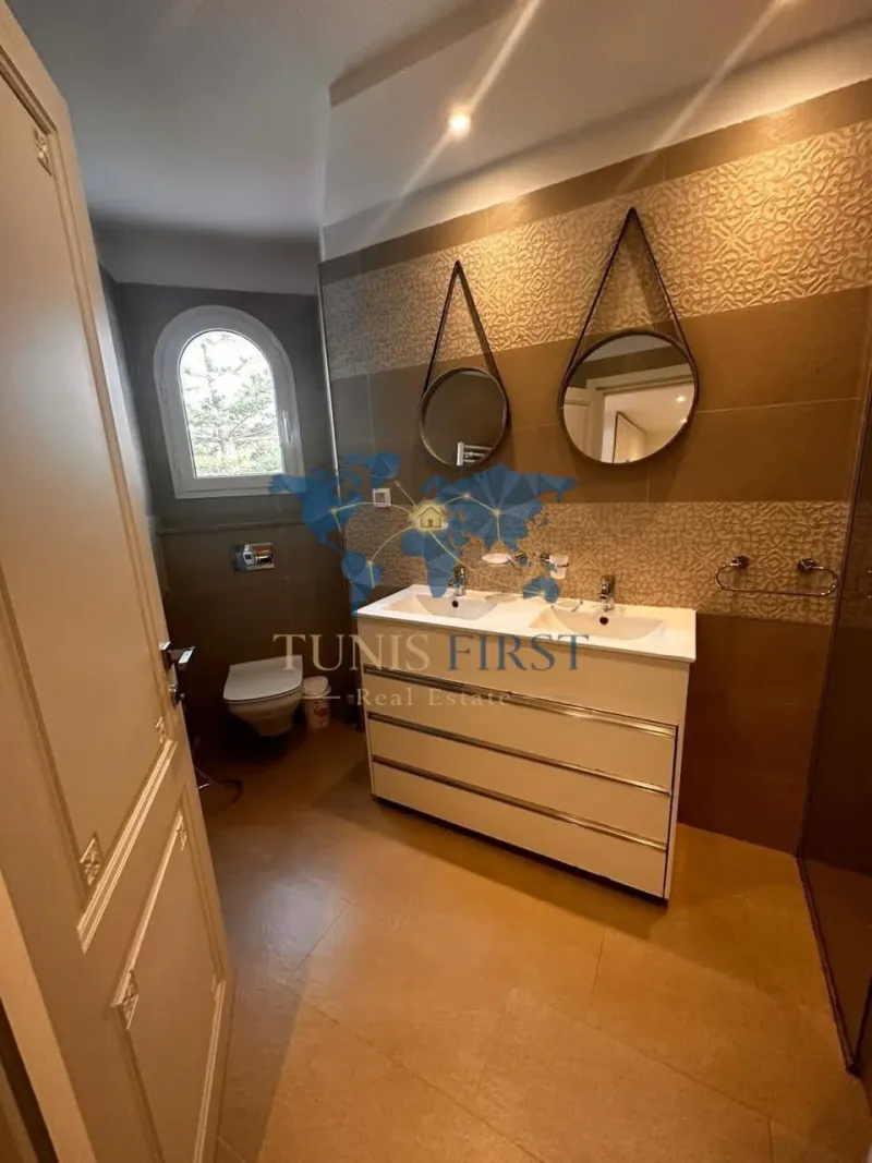 A louer un duplex S+2 meublé avec jardin à Carthage — Carthage