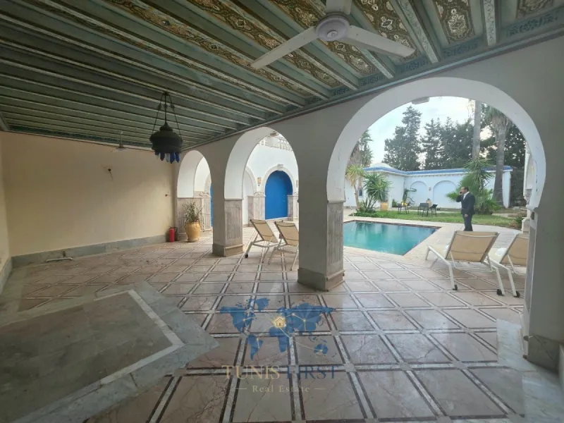 A Louer Château de maître Style El Beyet à Sidi Bou Saïd — Carthage