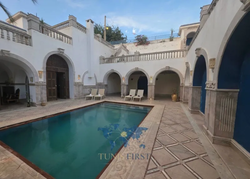 A Louer Château de maître Style El Beyet à Sidi Bou Saïd — Carthage
