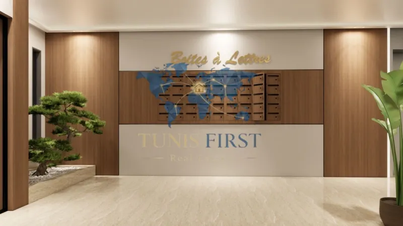 A vendre appartement S+1 avec jardin à La Soukra — La Soukra