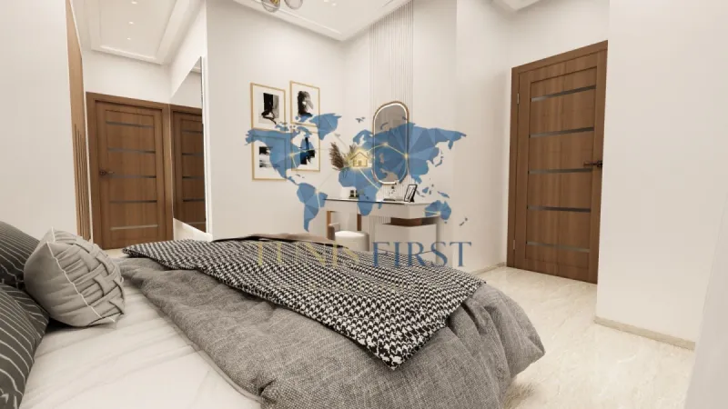 For sale: 50.67 m² S+1 apartment with garden and terrace — Cite De L'Aeroport