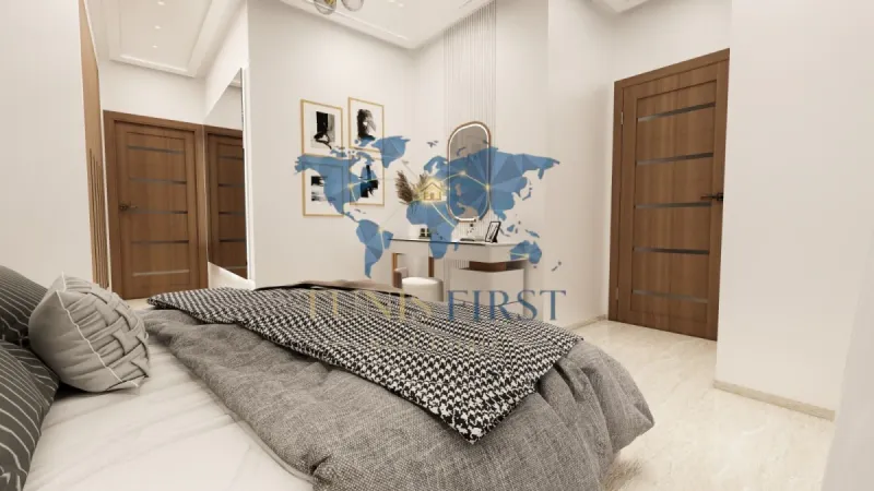 A vendre appartement S+1 de 50.67m² avec jardin et terrasse — Cite De L'Aeroport
