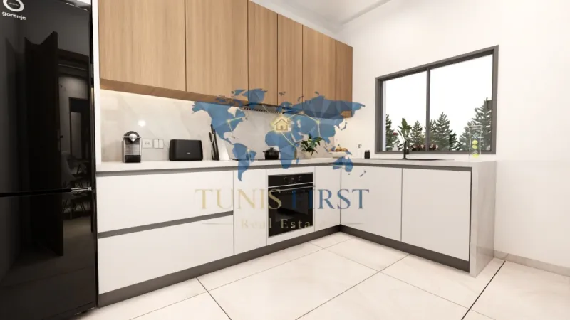 A vendre appartement S+1 de 50.67m² avec jardin et terrasse — Cite De L'Aeroport