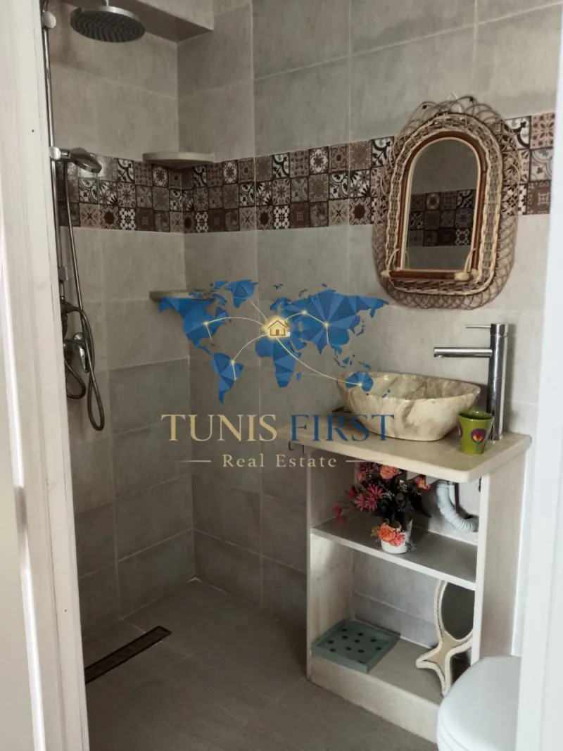 For Rent: Furnished S+1 in La Marsa — Cité les pins - El Maalaga