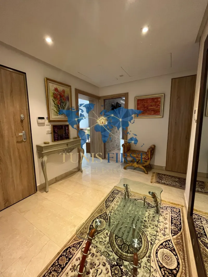 A louer appartement S+2 meublé à Gammarth  avec piscine — Gammarth