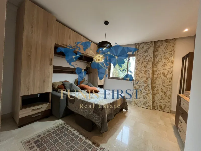 A louer appartement S+2 meublé à Gammarth  avec piscine — Gammarth