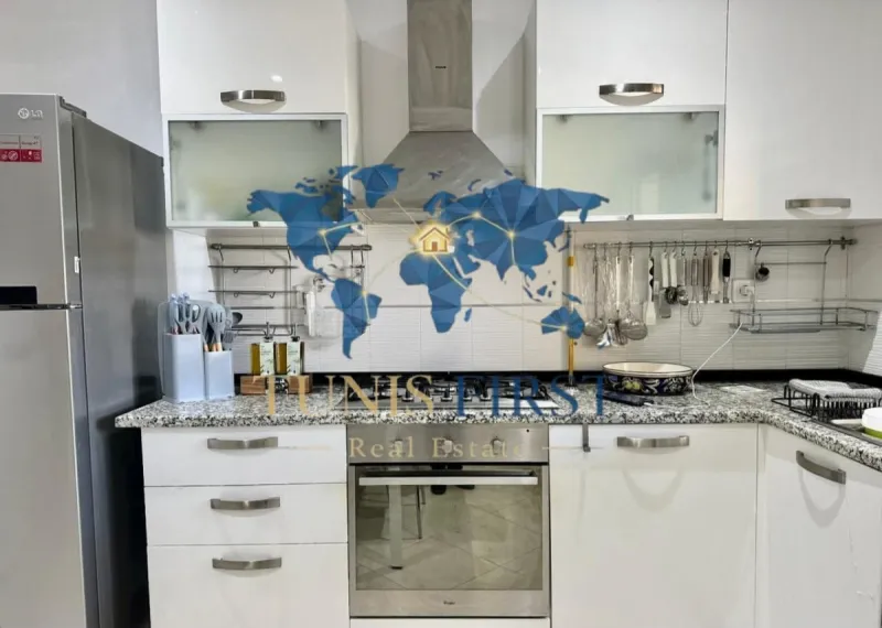 For Rent: Furnished S+3 Apartment in Gammarth with Sea View — Gammarth
