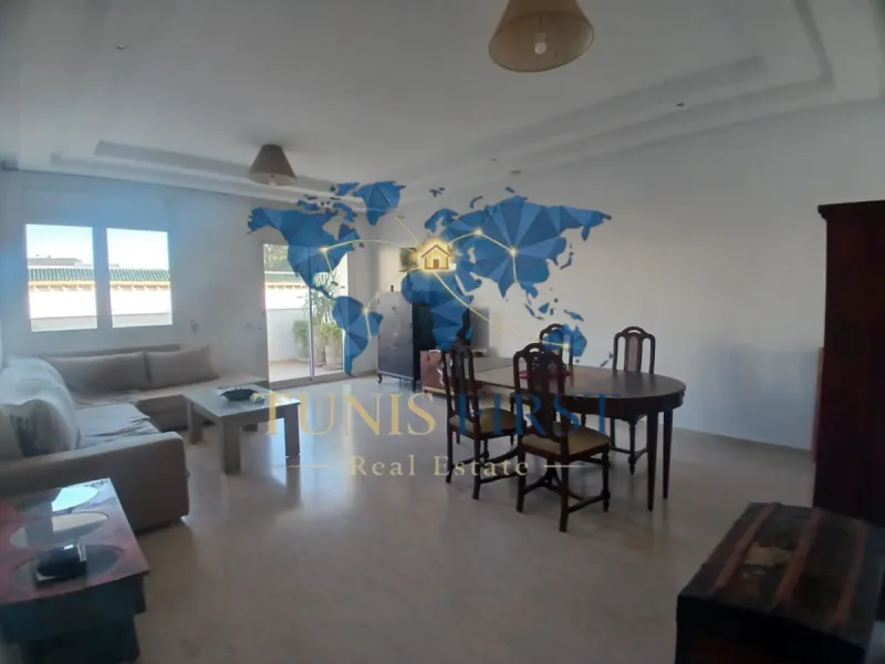For Rent: Furnished S+3 Apartment in the Heart of Marsa Plage — Marsa plage