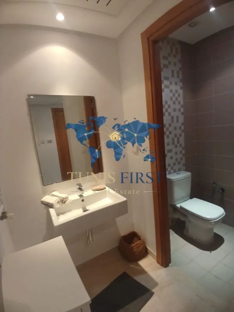 A louer appartement S+3 meublé au coeur de Marsa plage — Marsa plage