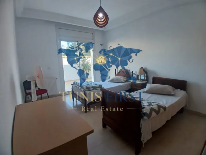 A louer appartement S+3 meublé au coeur de Marsa plage — Marsa plage