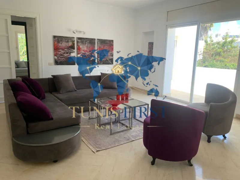 A louer Villa S+5 meublée à la Marsa — Marsa Ennassim