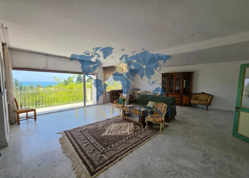 A vendre une villa style arabesque avec vue panoramique sur mer à Carthage