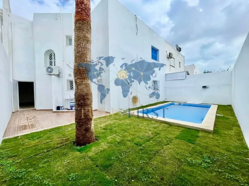 A louer Duplex avec piscine à Cité El Khalil